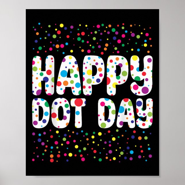 Divertido día feliz Polka Dot Estudiantes de Arte  (Frente)