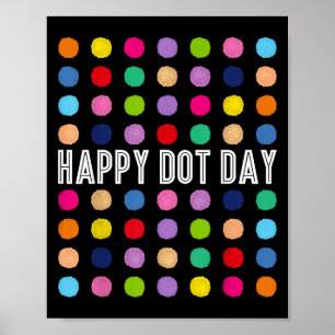 Divertido día feliz Polka Dot Estudiantes de Arte 