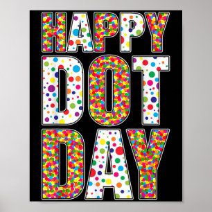 Divertido día feliz Polka Dot Estudiantes de Arte 