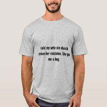 Divertido dicho, camiseta de hombres