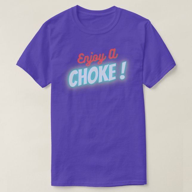 divertido disfrutar de la camisa de choke jiu jits (Diseño del anverso)