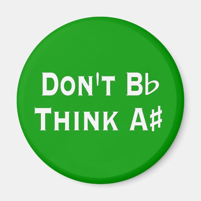 Divertido el plano de B no piensa un imán agudo de (Frente)