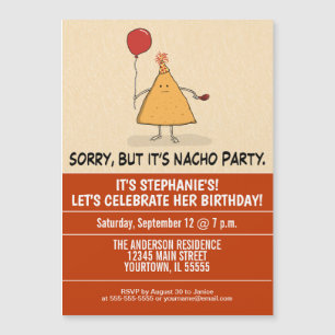 Divertido es cumpleaños del fiesta del Nacho