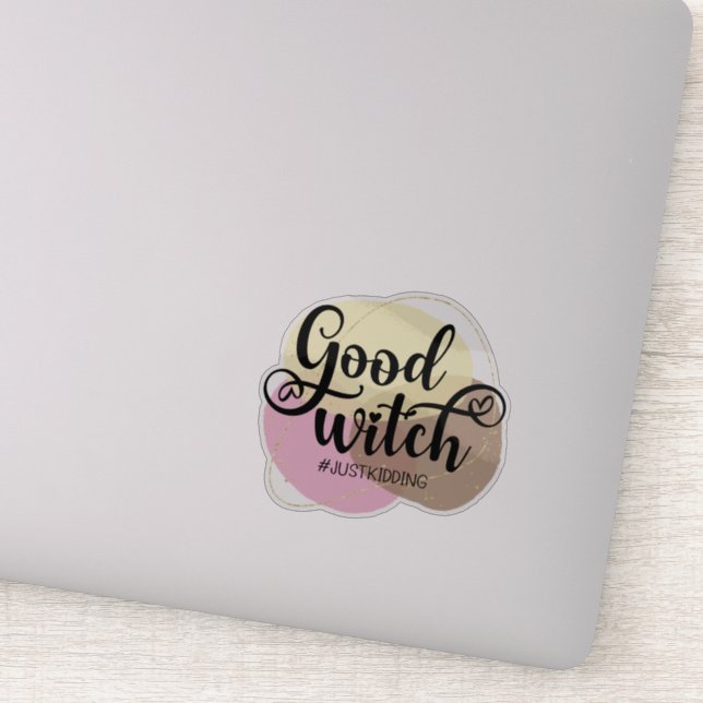 Divertido, espeluznante Pegatina de citas de Hallo (Detalle)