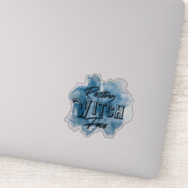 Divertido, espeluznante Pegatina de citas de Hallo