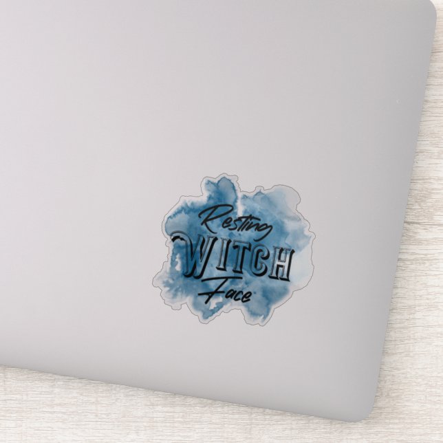 Divertido, espeluznante Pegatina de citas de Hallo (Detalle)