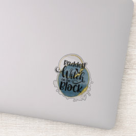 Divertido, espeluznante Pegatina de citas de Hallo