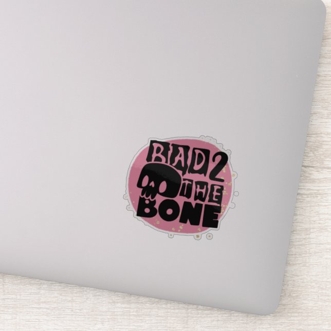 Divertido, espeluznante Pegatina de citas de Hallo (Detalle)