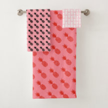 Divertido Estampado de Piña en Rosa para las Fiest