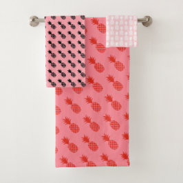 Divertido Estampado de Piña en Rosa para las Fiest