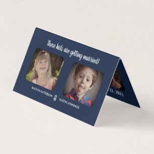 Divertido "Estos niños" Foto Guardar la tarjeta de