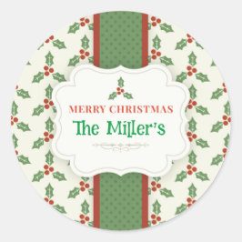 ¡DIVERTIDO! Etiquetas de Navidad - Personalizado -