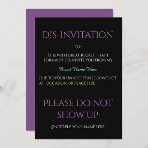 Divertido evento invitación