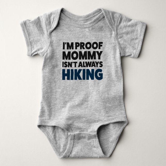 Divertido excursionismo Jersey Bodysuit para el be (Anverso)