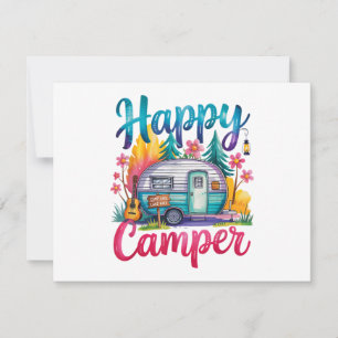 Divertido Feliz Campista Ropa de Camping Remolque