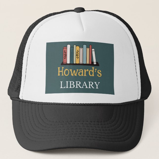 ¡DIVERTIDO! Gorra - Biblioteca - Personalizada - A (Anverso)