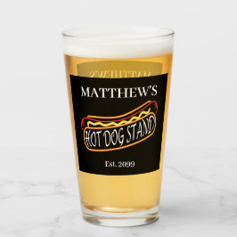 Divertido Hot Dog Stand Drinkware Soda Beer Pint