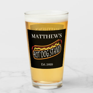 Divertido Hot Dog Stand Drinkware Soda Beer Pint