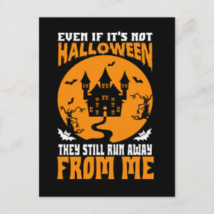 Divertido incluso si no es Halloween Tarjeta posta