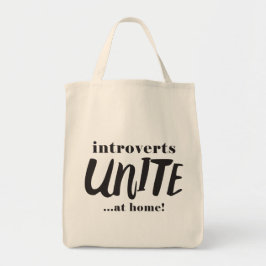 Divertido Introverts la bolsa de asas