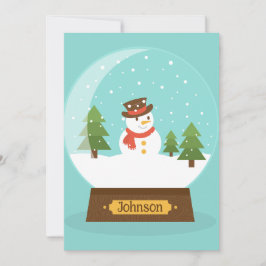 ¡DIVERTIDO! Invitación de Snowman - Personalizado 