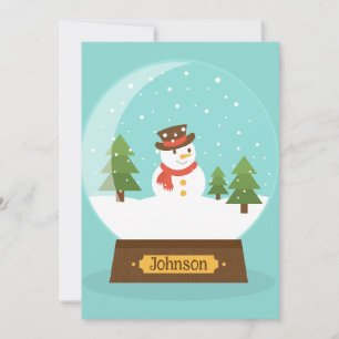 ¡DIVERTIDO! Invitación de Snowman - Personalizado 