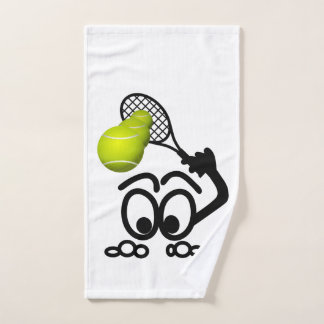 Divertido jugador de tenis