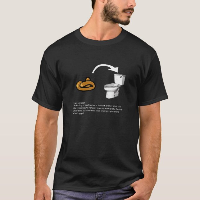 Divertido la camiseta superior del apilador (Anverso)