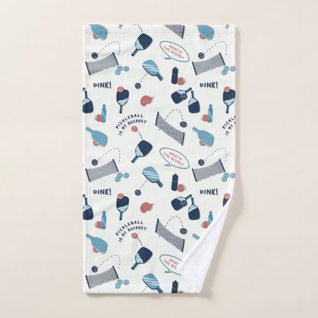Divertido "La pelota es mi racquet" (Toalla de mano)