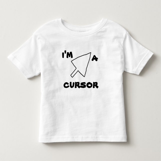 Divertido Lingo Web Soy CURSOR Tee n Camisetas (Anverso)