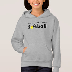 Divertido "Lo siento, no puedo. Tengo Softball" Sw
