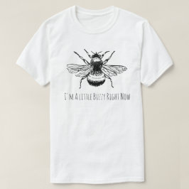 Divertido manosee la camiseta de Buzzy de la abeja