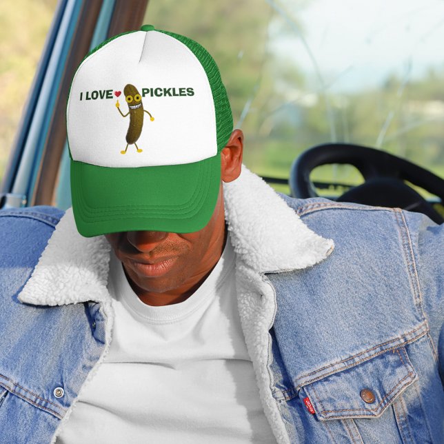 Divertido me encanta Pickles Personalizado Gorra (Subido por el creador)