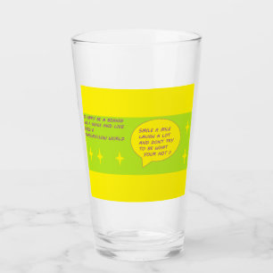 Divertido mensaje de enfriamiento en una taza de v