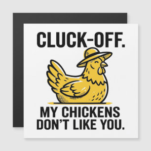 Divertido Minimalista Amante del Pollo Cluk Off Vi