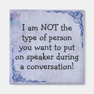 Divertido ningún imán de las manos libres