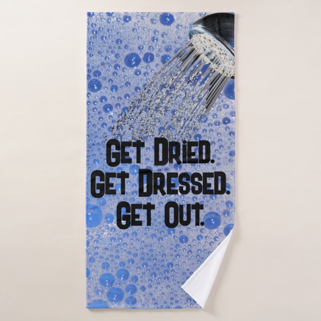 Divertido niño adolescente burbuja baño de ducha (Toalla de baño)