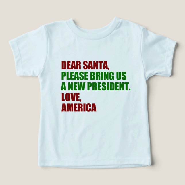 Divertido nuevo presidente político para Navidades (Diseño delantero )