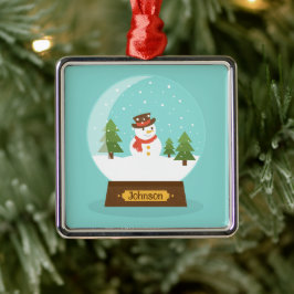 ¡DIVERTIDO! Ornamento de Snowman - Personalizado -
