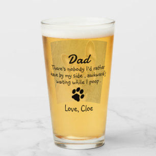 Divertido papá de perro personalizado