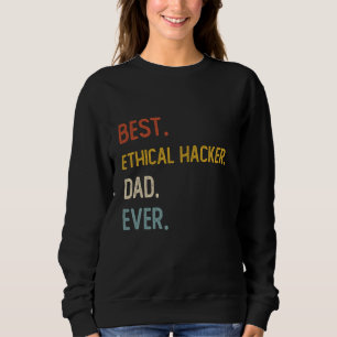 Divertido papá mejor hacker ético papá Camisetas d