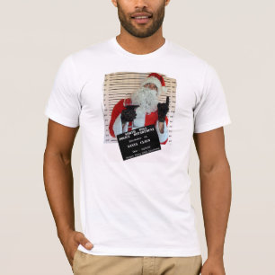 ¡Divertido Papá Noel En La Camiseta Del Departamen