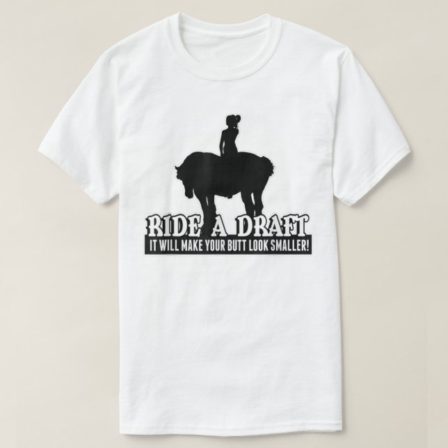 Divertido paseo en una camiseta para caballos para (Diseño del anverso)