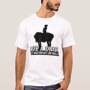 Divertido paseo en una camiseta para caballos para