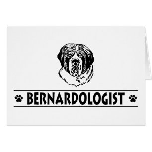 Divertido perro de San Bernardo