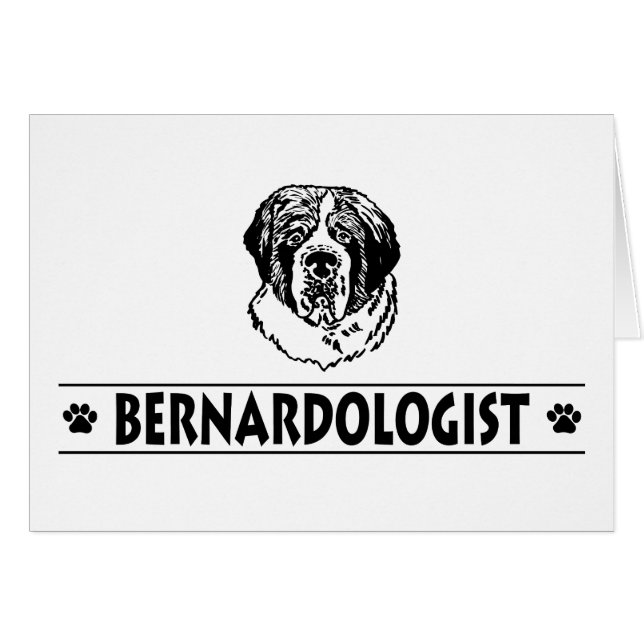 Divertido perro de San Bernardo (Anverso (Horizontal))