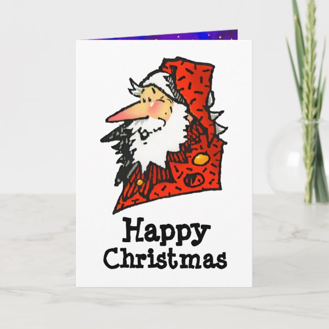 Divertido Personalizado Santa o Padre Navidad (Anverso)