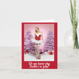 Divertido por qué Santa es tan alegre Navidad