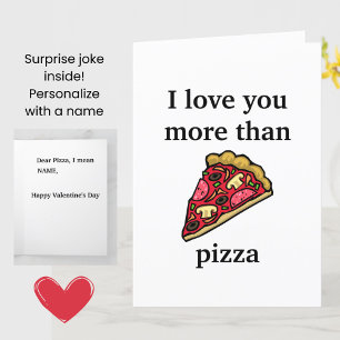 Divertido San Valentín - Te amo más que la tarjeta