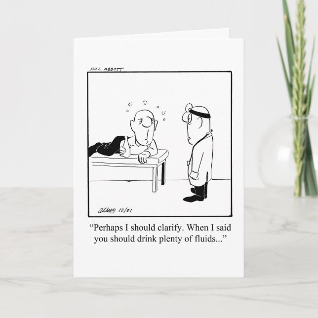 Divertido se pone bien el humor de la tarjeta de s (Anverso)